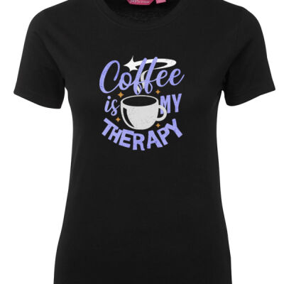 20Eight - Coffee Is My Therapy - Ladies T-Shirt Thumbnail